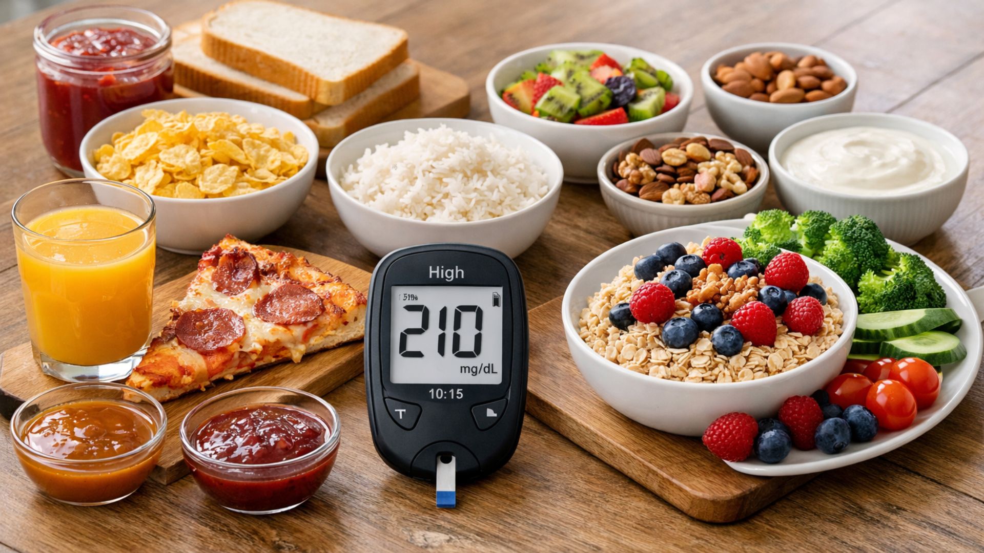 Los 15 Alimentos que Suben el Azúcar en Sangre Sin Que Lo Notes