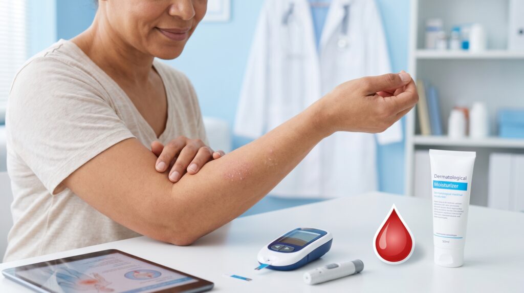 Diabetes y piel: 7 cambios cutáneos que pueden ser señales de alerta